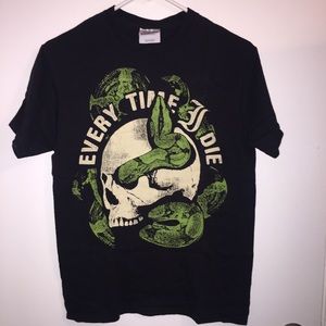 Every Time I Die Skull and Snake T-shirt